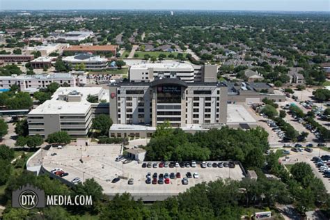 Plano Aerial Photography - Medical Center of Plano - DTX Media