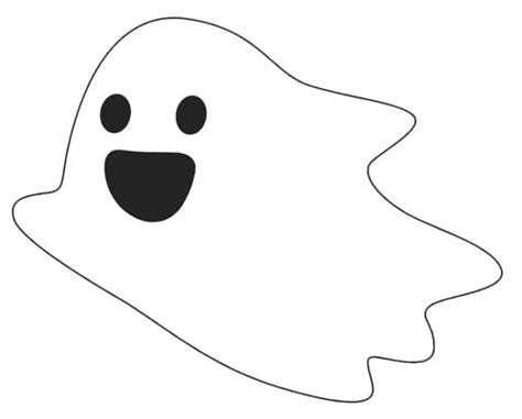 Free Ghost Template Printable