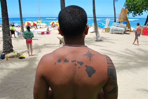 Hawaiian Islands Tattoo Designs