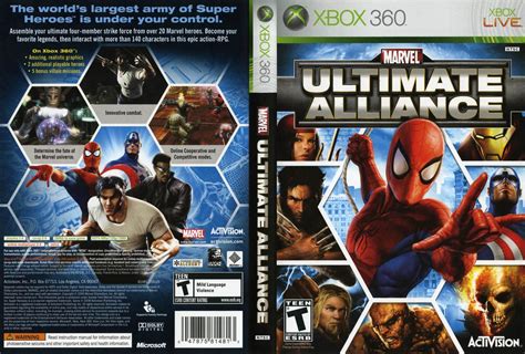 xbox360 games | Marvel ultimate alliance, Marvel, Video game covers