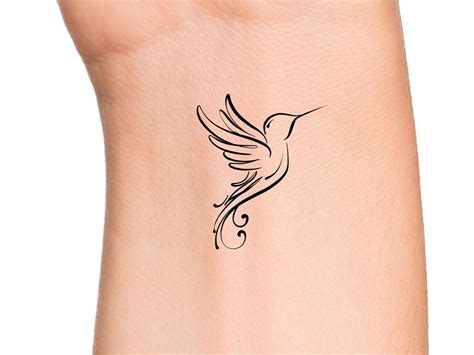 Hummingbird Temporary Tattoo / Animal Tattoo / Bird Tattoos - Etsy UK