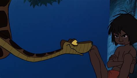 Kaa and Mowgli first encounter 67 by LittleRed11 on DeviantArt