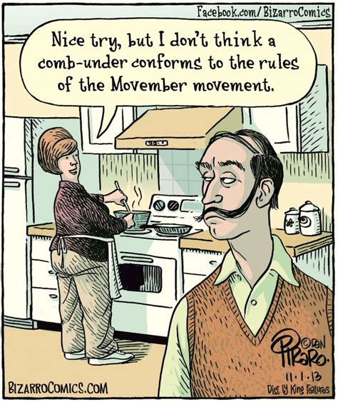 “Bizarro” Cartoonist Dan Piraro Supports Movember – King Features Syndicate