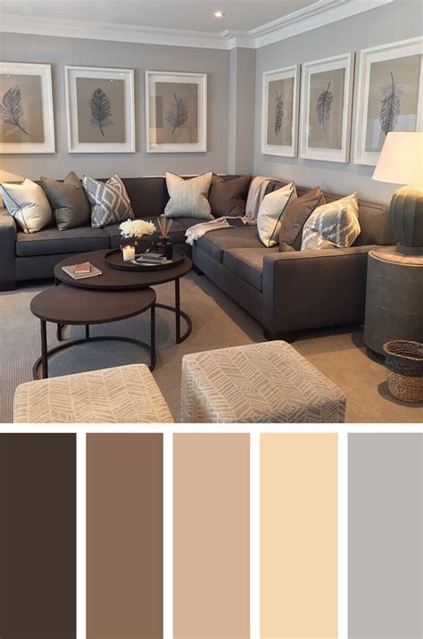 Brown Color Schemes For Living Room