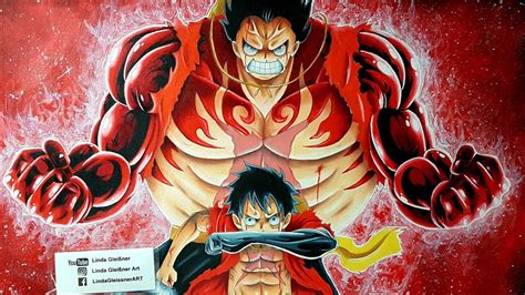 One Piece Drawing Luffy Gear 4 Snake Man Roblox Avatar - IMAGESEE