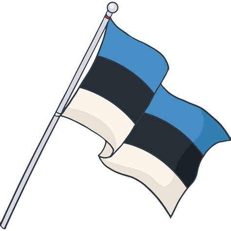 Flag of Estonia, national flag 23435177 PNG