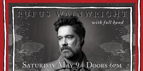 RUFUS WAINWRIGHT – Unfollow The Rules Tour 2020 (early show) at ...