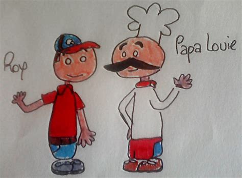 Papa Louie and Roy by FraKow49 « « Flipline Studios Blog