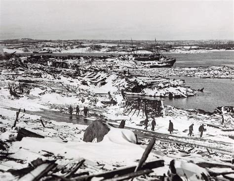 Two ships collided in Halifax Harbor. One of them was a floating, 3,000 ...