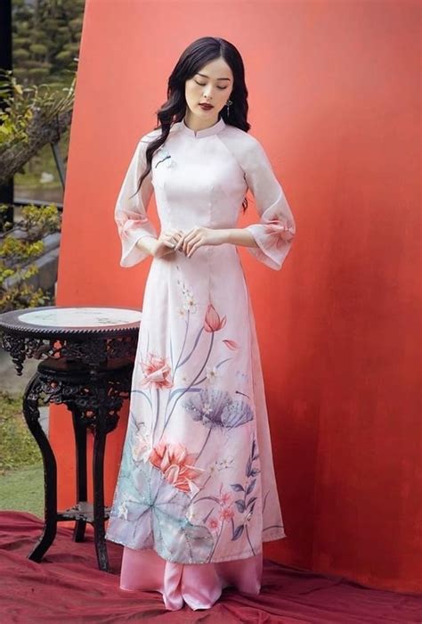 Women Ao Dai Vietnamese Traditional Dress - Etsy