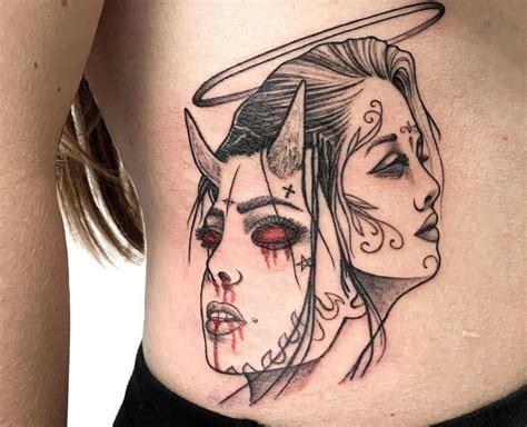 101 Best Angel Devil Tattoo Ideas That Will Blow Your Mind! - Outsons