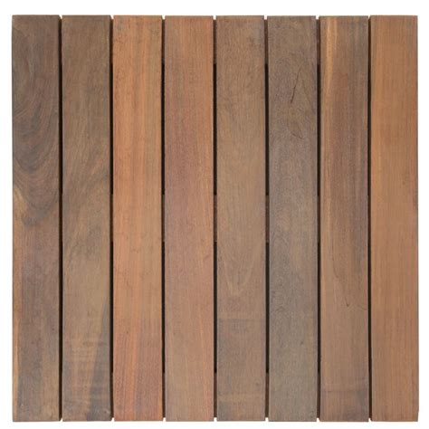 BuildDirect®: Yard & Home Ipe Tropical Hardwood Deck Tiles, 30-pack ...