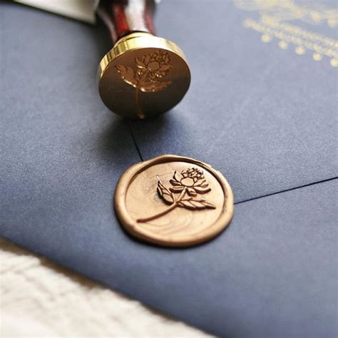 Leaf wax seal stamp Envelope seal DIY sealing wax stamp Stamper Wax ...