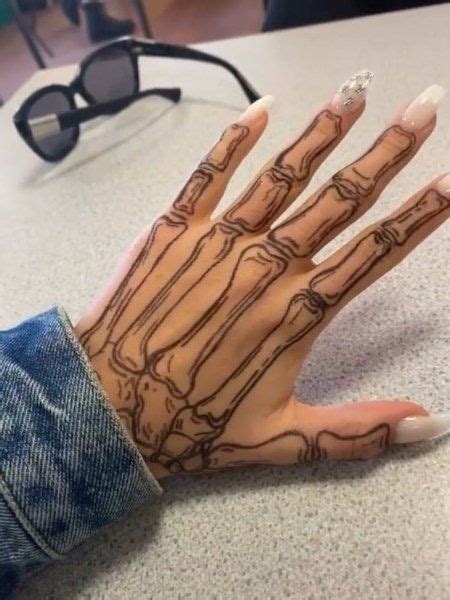 20 Cool Skeleton Hand Tattoo Ideas & Meaning | Skeleton hand tattoo ...