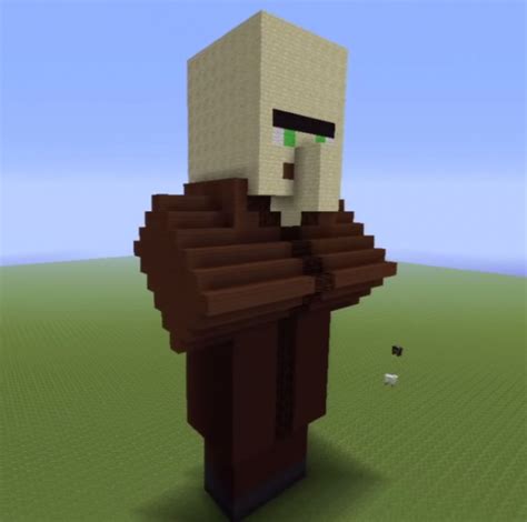 Villager Statue - Blueprints for MineCraft Houses, Castles, Towers, and ...