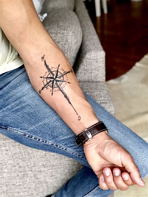 Tattoo compass north star Compass Tattoos Arm, Map Tattoos, Cool ...