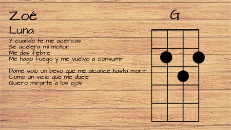 Zoé - Luna UKULELE TUTORIAL CON LETRA - YouTube Music