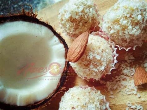 Coconut Laddu Recipe - Instant Coconut Laddu Recipe