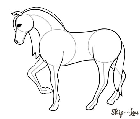 How to Draw a Horse {Step by Step with Printable Guide} | Skip To My Lou