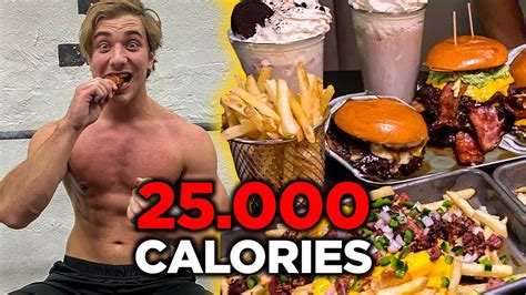 25,000 CALORIE CHALLENGE AT 19 YEARS OLD! - YouTube