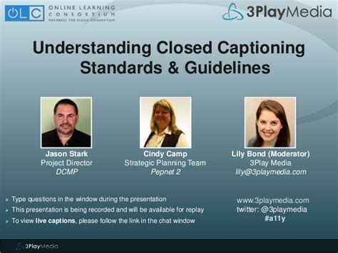 Understanding Closed Captioning Standards and Guidelines