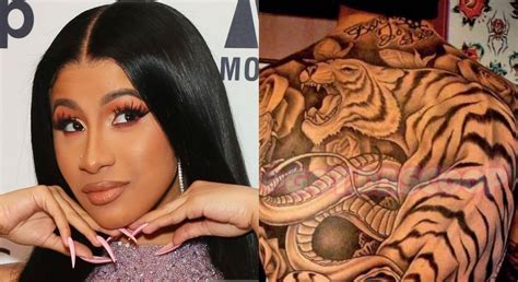 A man who sued Cardi B for $5 million for using his tiger tattoo on her ...