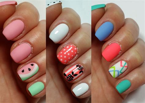 Easy Nail Art Designs For Short Nails Without Tools : 15 Easy And ...