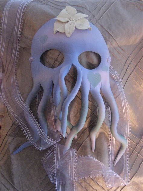 Items similar to Bride of Cthulhu Mind Flayer Handmade Leather ...