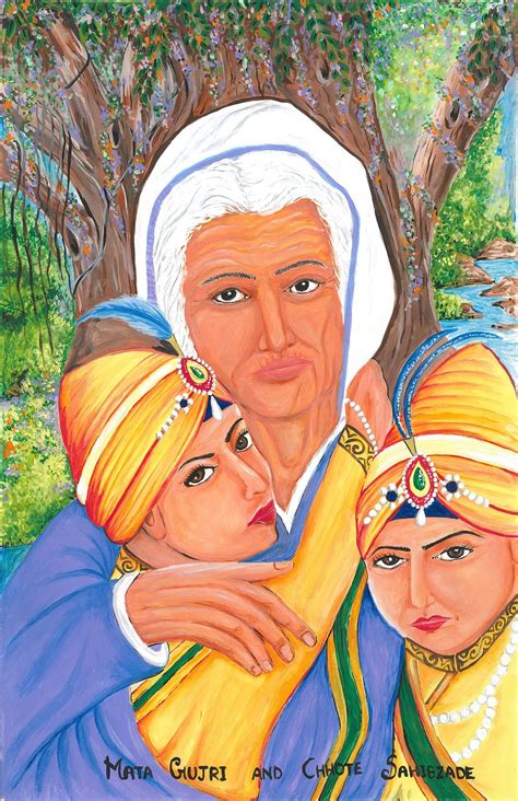 Mata Gujri Ji and Chote Sahibzade Sikh Art Print Punjabi - Etsy Canada