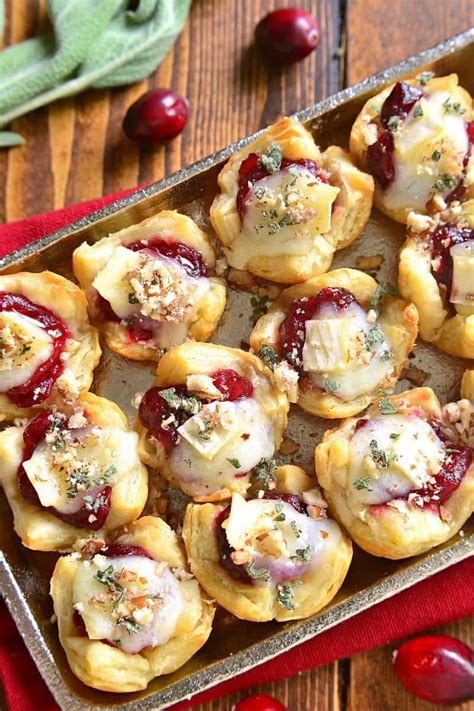 Chicken Cranberry Brie Tartlets - Lemon Tree Dwelling Heavy Appetizers ...