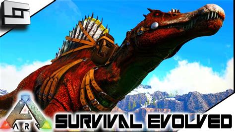 Taming A Spino! ARK: Survival Evolved E8 ( Ark Ragnarok Map ) - YouTube