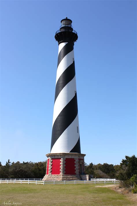 Cape Hatteras Lighthouse located in Buxton on the Outer Banks of North ...