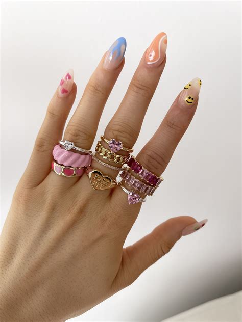 Pretty Acrylic Nails, Pretty Nails, Acrylic Ring, Do It Yourself Nails ...