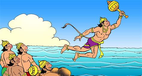 Hanuman discovers his potential - Katha Kids