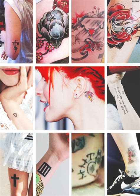 Hayley Williams – Hayley Williams’ tattoos Lyrics | Genius Lyrics