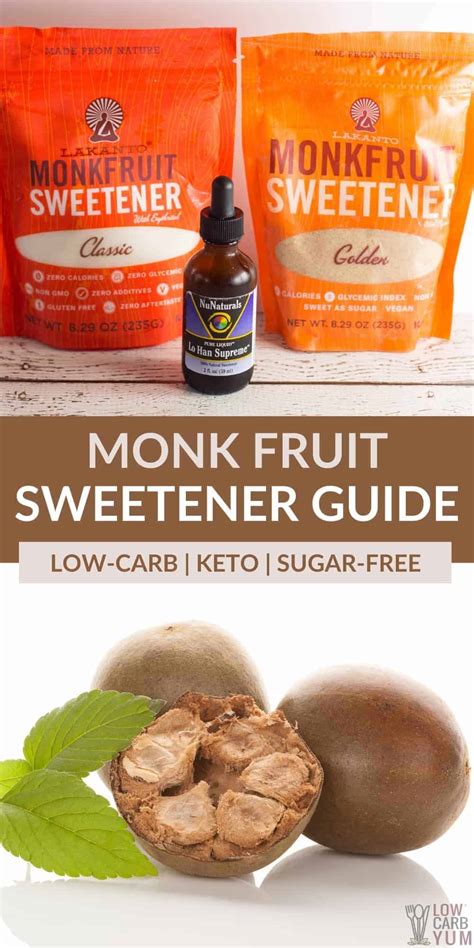 Monk Fruit Sweetener: Low-Carb Sugar Substitute Guide - Low Carb Yum