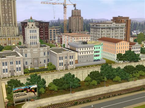 Sims 3 Custom Worlds | Addenbrooke by Shangrii Large world with city...