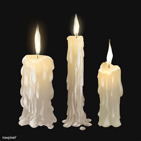 Illustration of candles icon vector for Halloween | premium image by ...