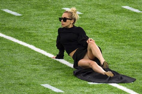 LADY GAGA at Super Bowl 2017 at NRG Stadium in Houston 02/05/2017 ...