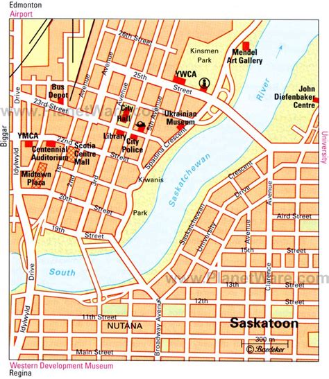 Printable Map Of Saskatoon - Printable Word Searches