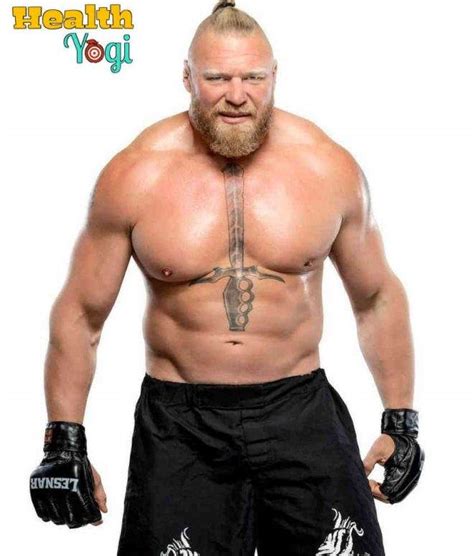 Brock Lesnar Workout Routine And Diet Plan [Updated] - Health Yogi