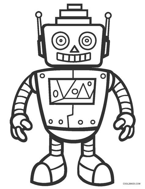 Free Printable Robot Coloring Pages For Kids | Cool2bKids