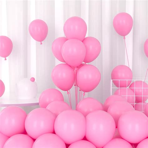 Amazon.com: Bezente Pink Balloons Latex Party Balloons - 150 Pack 5 ...