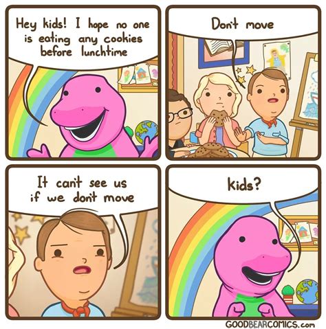 Barney the dinosaur comic | Super funny memes, Funny pictures, Really ...