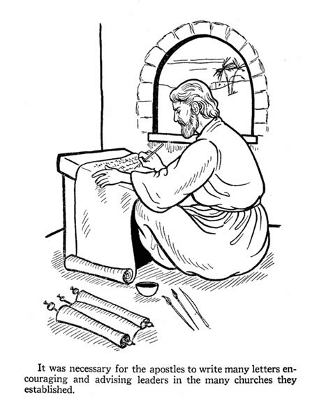 Apostle Paul Coloring Pages - Coloring Home