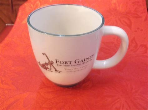 Coffee Mug Fort Gaines Dauphin Island Alabama Civil War Battle History ...