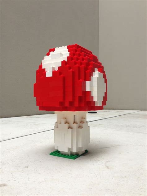 A nicely built LEGO Mushroom | Lego sculptures, Lego diy, Lego creative