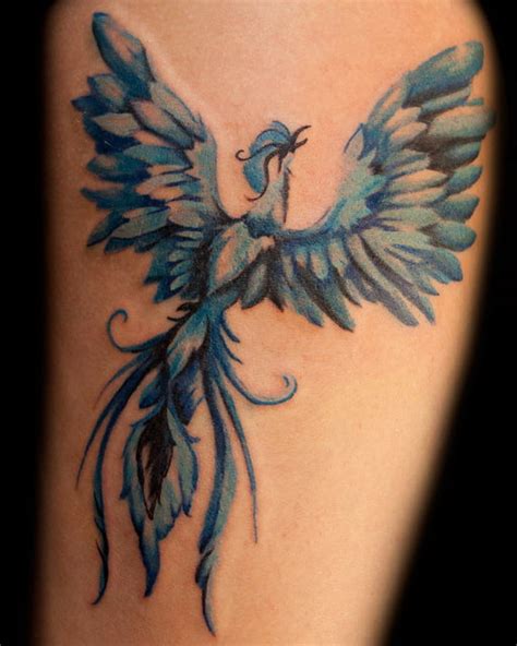 Tatuaje de pájaro azul - Tatuajesxd