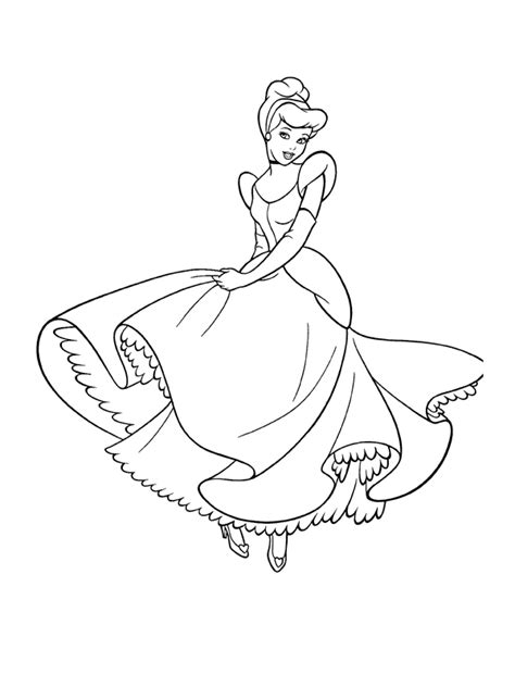 Coloriage Cendrillon #129544 (Films d'animation) – Dessin à colorier ...