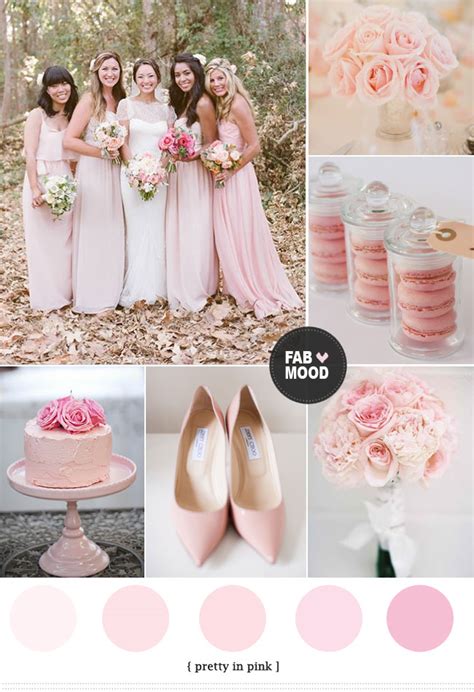 Light Pink Wedding Color Schemes